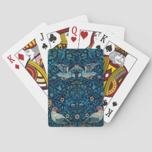 William Morris Birds Casinokort