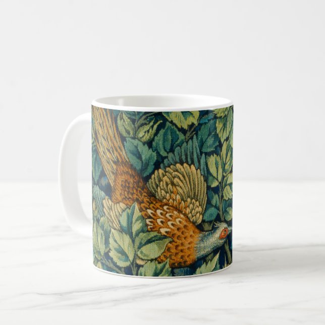 William Morris Birds i Träd Kaffemugg (Framsida vänster)