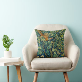William Morris Birds i Träd Kudde