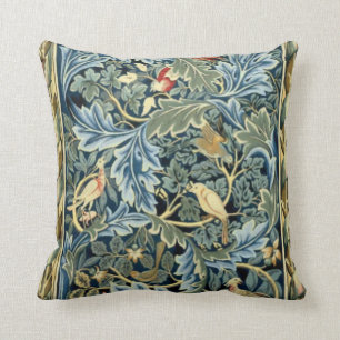 William Morris Birds och Acanthus Kudde