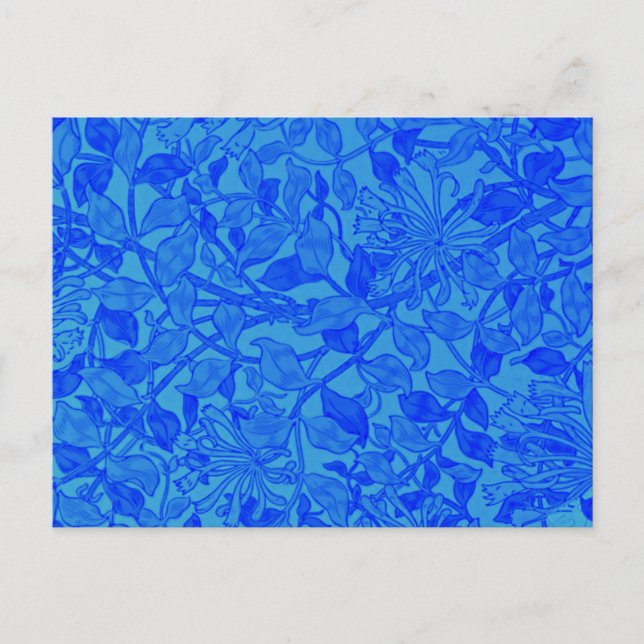 William Morris, Blå Indigo, Vykort (Framsida)