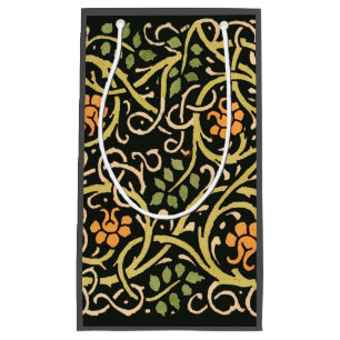 William Morris Black Blommigt Art Print Design