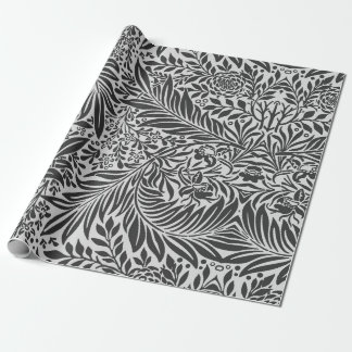 William Morris BLACK OCH WHITE Wrapping Papprare Presentpapper