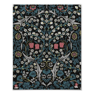 William Morris Blackthorn Blommigt Art nouveau Fototryck