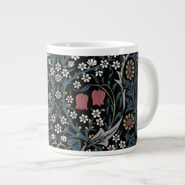 William Morris Blackthorn Blommigt Art nouveau Jumbo Mugg (Framsida höger)