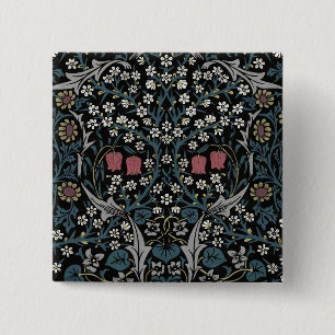 William Morris Blackthorn Blommigt Art nouveau Knapp