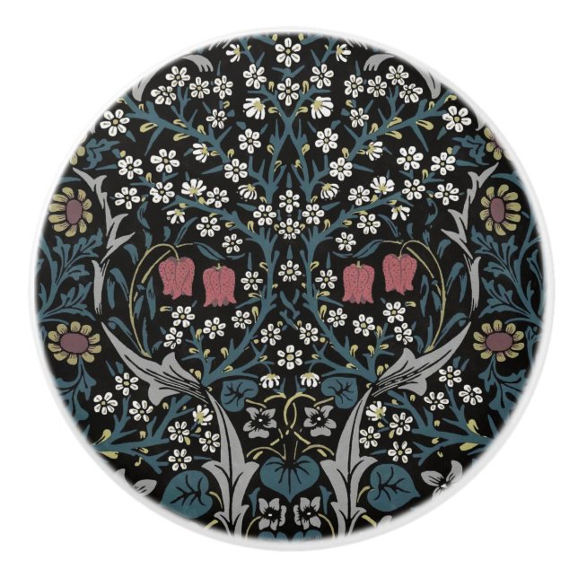 William Morris Blackthorn Blommigt Art nouveau Knopp (Framsidan)