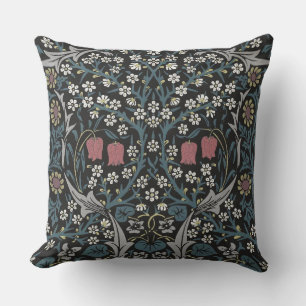 William Morris Blackthorn Blommigt Art nouveau Kudde