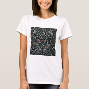 William Morris Blackthorn Blommigt Art nouveau T Shirt