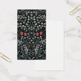 William Morris Blackthorn Blommigt Art nouveau Visitkort