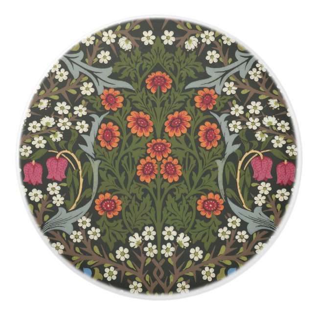 William Morris Blackthorn Garden Flower Classic Knopp (Framsidan)
