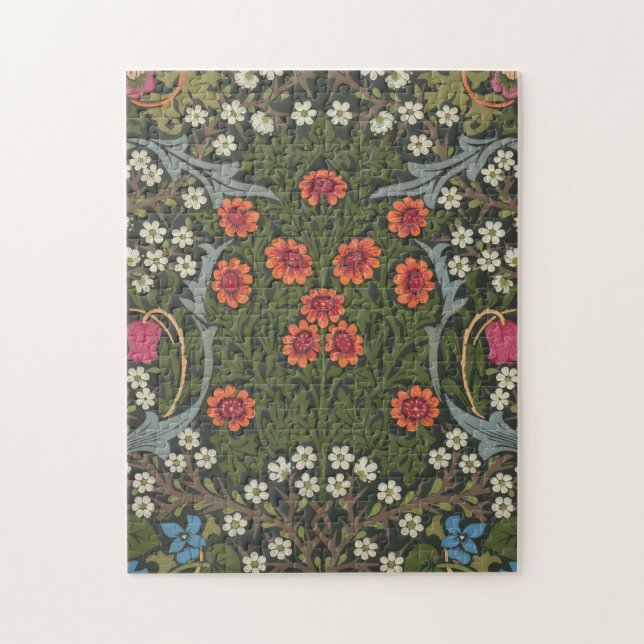 William Morris Blackthorn Garden Flower Classic Pussel (Vertikal)
