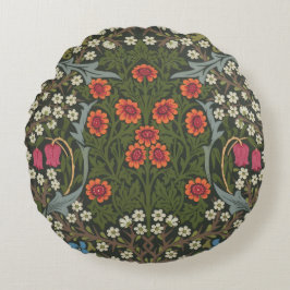 William Morris Blackthorn Garden Flower Classic Rund Kudde
