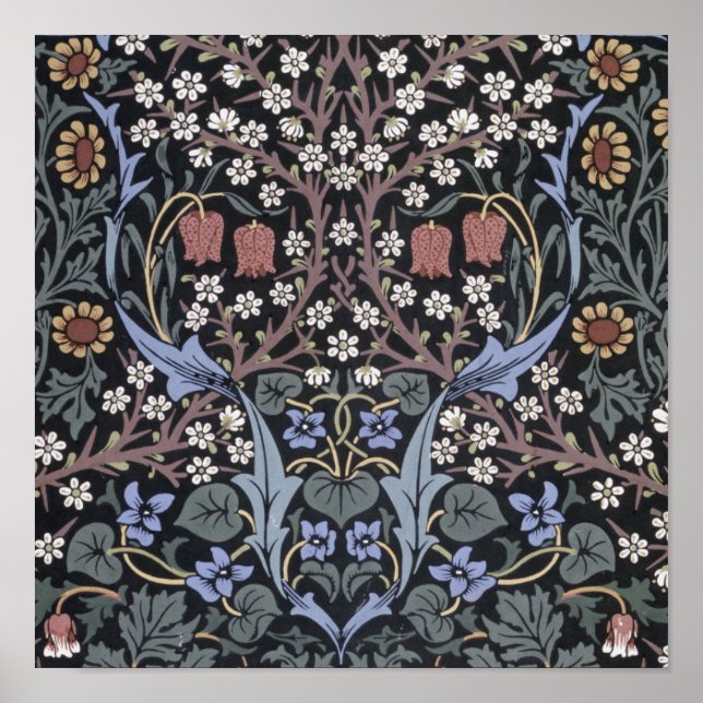William Morris - Blackthorn Poster (Framsidan)