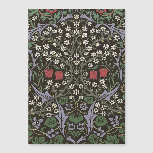 William Morris Blackthorn Tapestry Blommigt (Framsida)