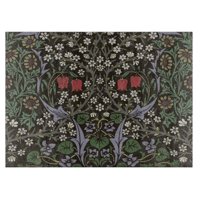 William Morris Blackthorn Tapestry Blommigt (Framsidan)