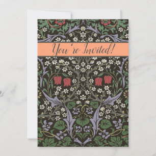 William Morris Blackthorn Tapestry Blommigt Inbjudningar