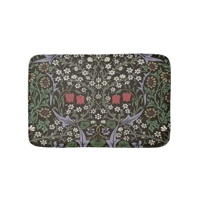 William Morris Blackthorn Tapet Blommig Badrumsmatta (Framsidan)