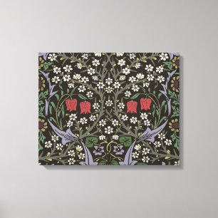 William Morris Blackthorn Tapet Blommig Canvastryck