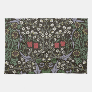William Morris Blackthorn Tapet Blommig Kökshandduk