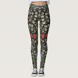 William Morris Blackthorn Tapet Blommig Leggings