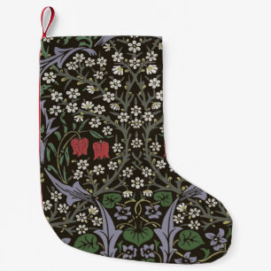 William Morris Blackthorn Tapet Blommig Liten Julstrumpa