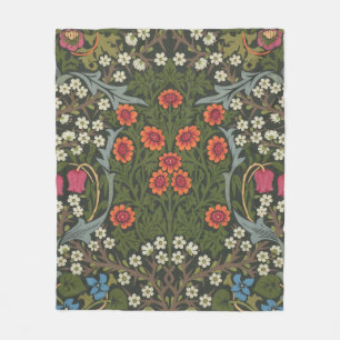 William Morris Blackthorn Trädgårdsblomma Klassike Fleecefilt