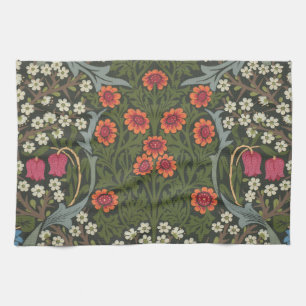 William Morris Blackthorn Trädgårdsblomma Klassike Kökshandduk