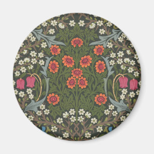 William Morris Blackthorn Trädgårdsblomma Klassike Magnet