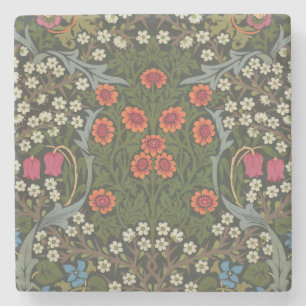 William Morris Blackthorn Trädgårdsblomma Klassike Stenunderlägg