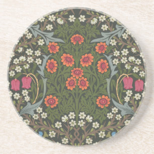 William Morris Blackthorn Trädgårdsblomma Klassike Underlägg