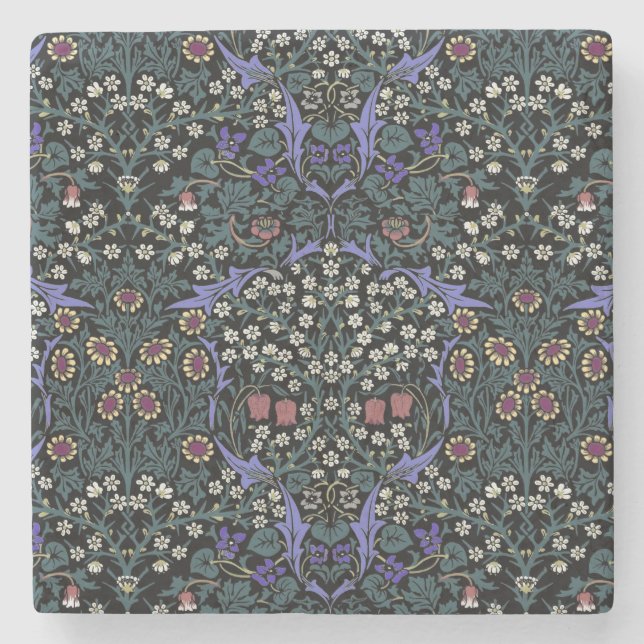 William Morris Blackthorn Victorian Wallpaper Stenunderlägg (Framsidan)