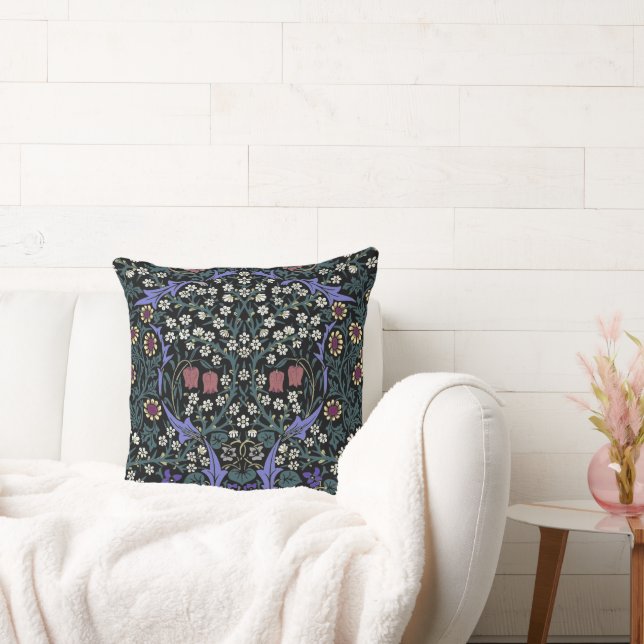 William Morris Blackthorn viktoriansk tapet Kudde (Soffa)
