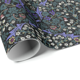 William Morris Blackthorn viktoriansk tapet Presentpapper
