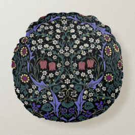 William Morris Blackthorn viktoriansk tapet Rund Kudde