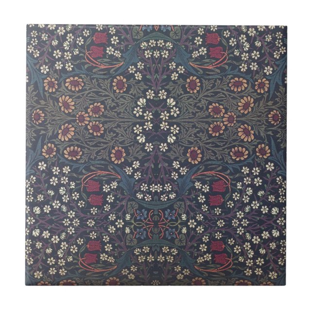 William * Morris Blackthorne Mönster | Kakelplatta (Framsidan)