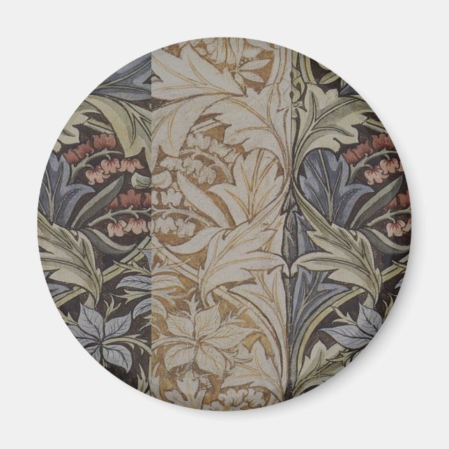 William Morris Blåklocka Botanisk Magnet (Framsidan)