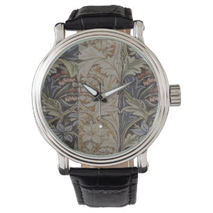 William Morris Blåklocka Tapet Botanisk Klassiker Armbandsur