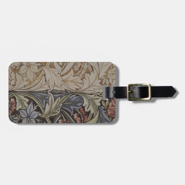 William Morris Blåklocka Tapet Botanisk Klassiker Bagagebricka (Horisontell Framsida)