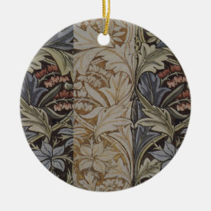 William Morris Blåklocka Tapet Botanisk Klassiker Julgransprydnad Keramik