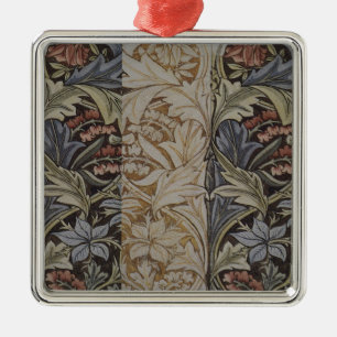 William Morris Blåklocka Tapet Botanisk Klassiker Julgransprydnad Metall