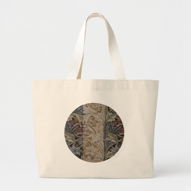 William Morris Blåklocka Tapet Botanisk Klassiker Jumbo Tygkasse (Framsidan)