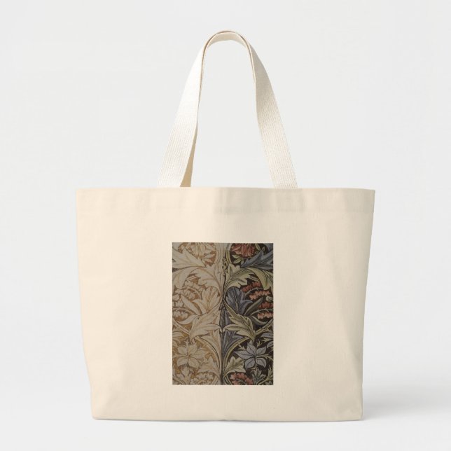 William Morris Blåklocka Tapet Botanisk Klassiker Jumbo Tygkasse (Framsidan)