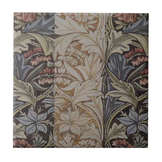 William Morris Blåklocka Tapet Botanisk Klassiker Kakelplatta (Framsidan)