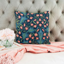 William Morris Blått och Rosa Blommönster