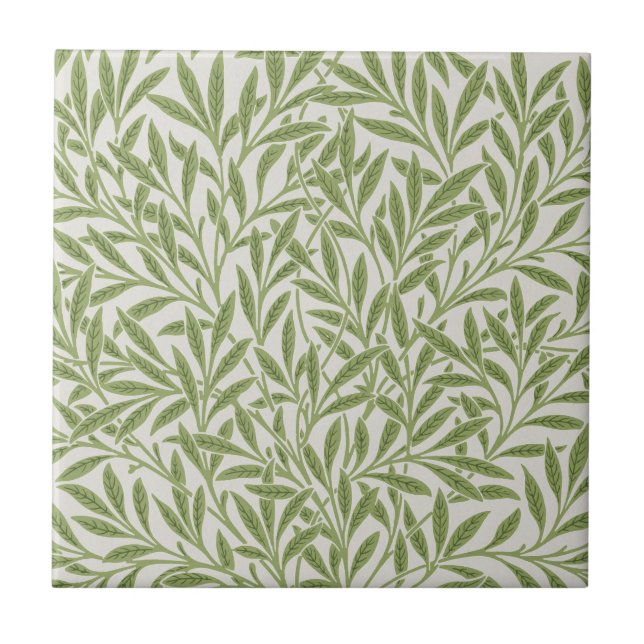 William Morris blomma Kakelplatta (Framsidan)