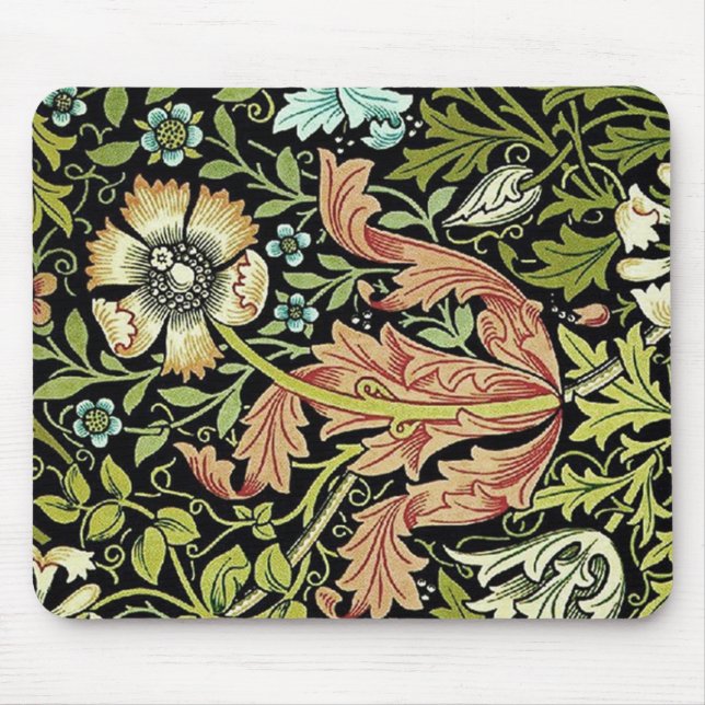 William Morris blommadesign Mousepad Musmatta (Framsidan)