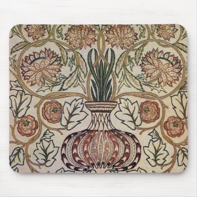 William Morris blommakruka - Mousepad Musmatta (Framsidan)