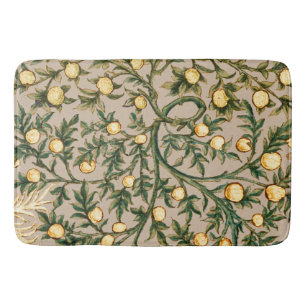 William Morris Blommig Frukt Trädgård Blomma Klass Badrumsmatta