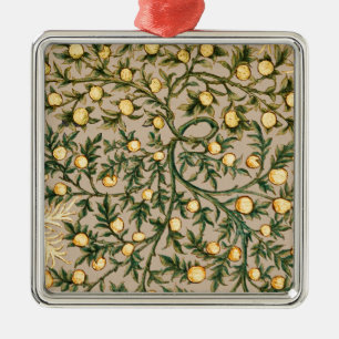 William Morris Blommig Frukt Trädgård Blomma Klass Julgransprydnad Metall